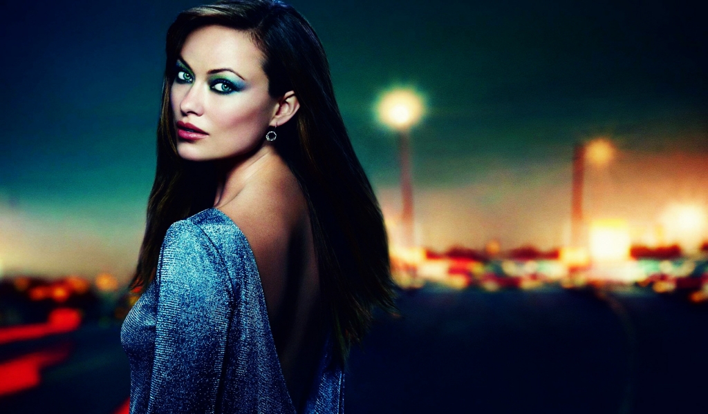 Olivia Wilde Profile Look for 1024 x 600 widescreen resolution