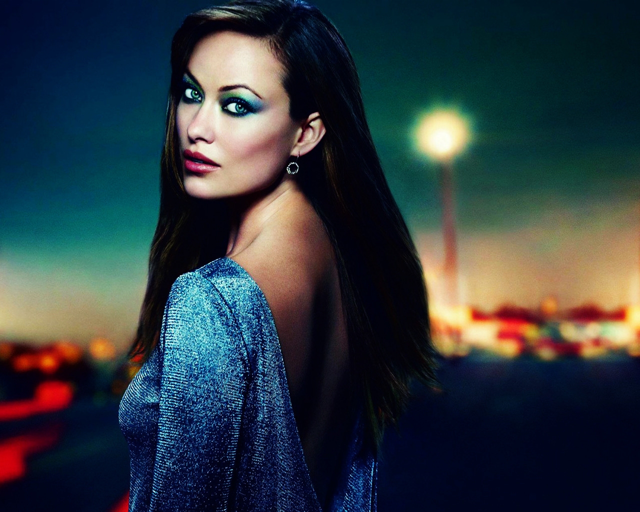 Olivia Wilde Profile Look for 1280 x 1024 resolution