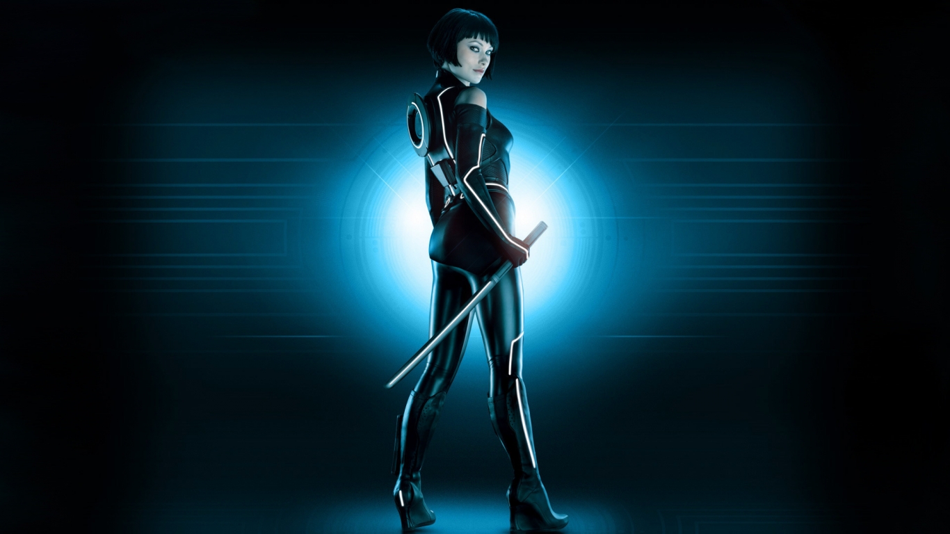 Olivia Wilde Tron Legacy for 1366 x 768 HDTV resolution