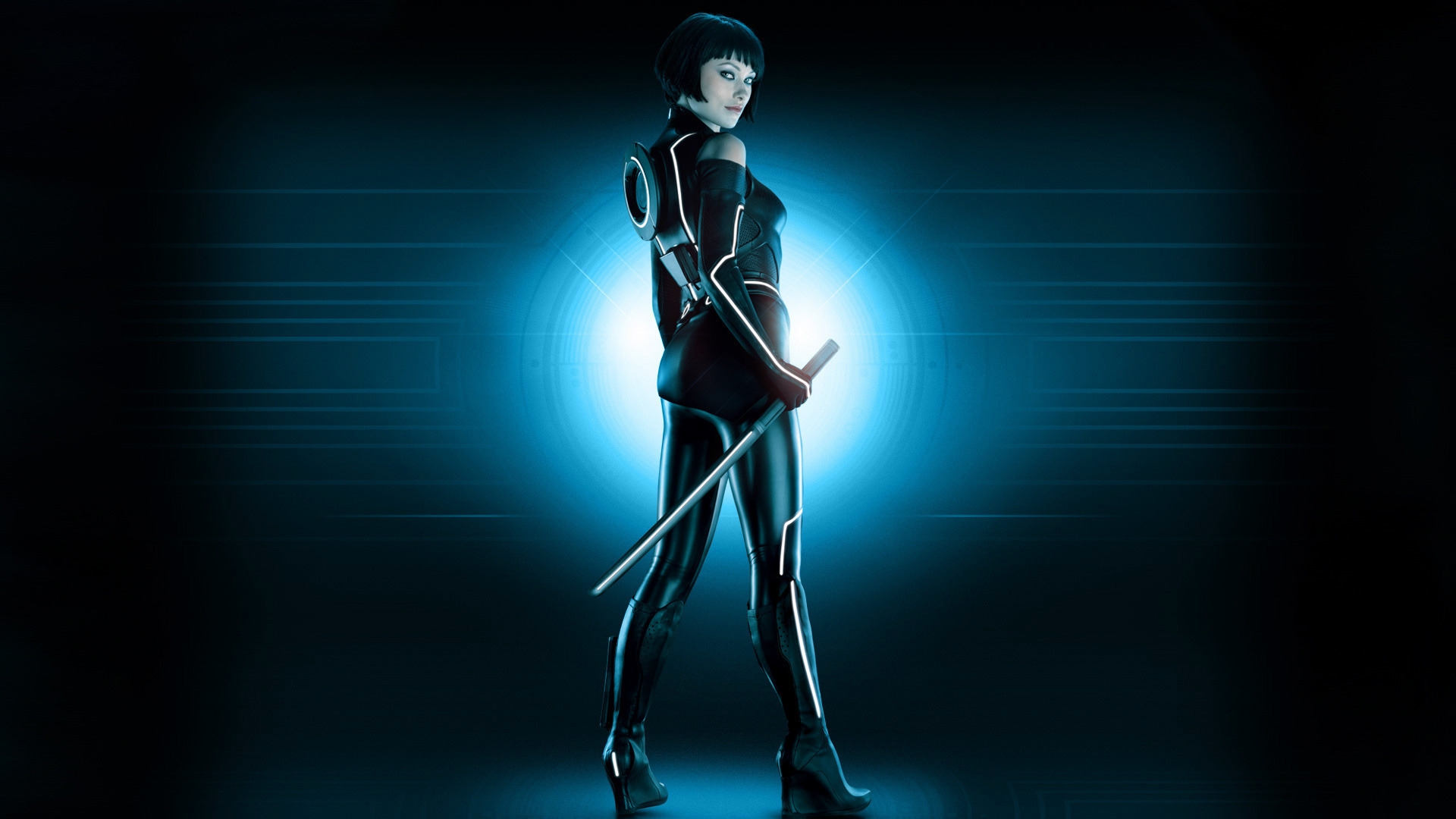 Olivia Wilde Tron Legacy for 1920 x 1080 HDTV 1080p resolution
