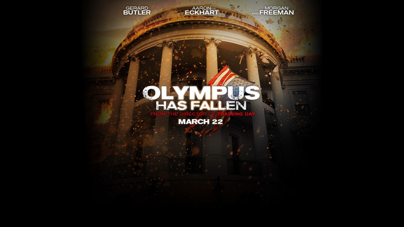 Olympus Has Fallen 2013 for 1366 x 768 HDTV resolution