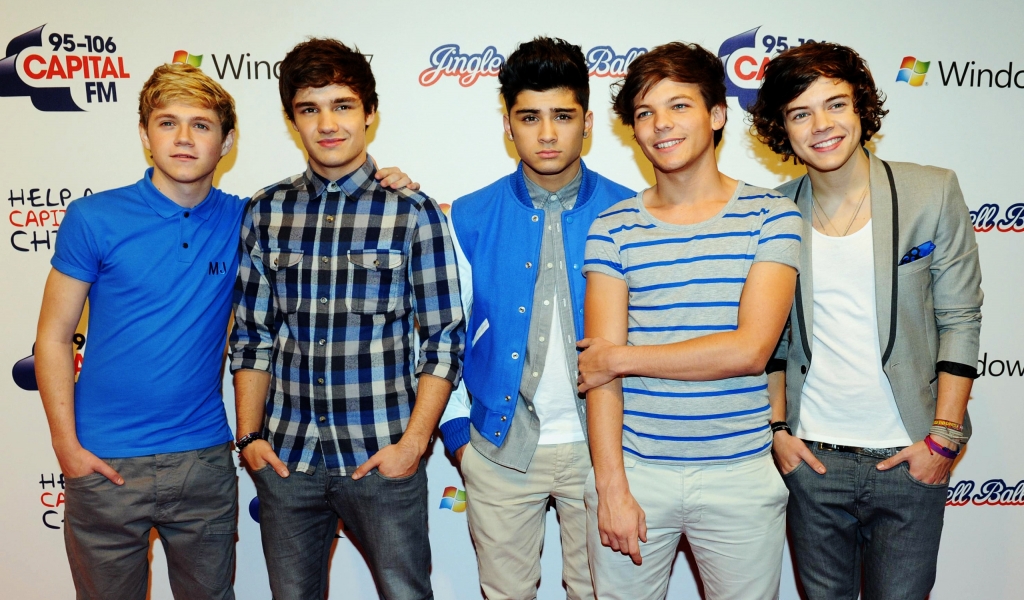 One Direction for 1024 x 600 widescreen resolution