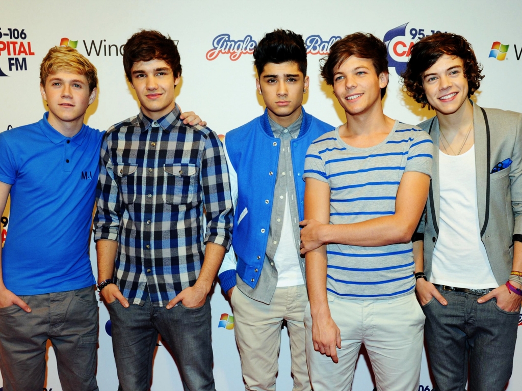 One Direction for 1024 x 768 resolution