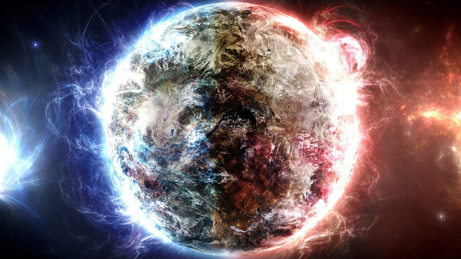 One Planet Two Forces for 1536 x 864 HDTV resolution