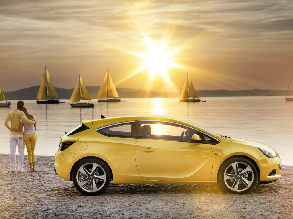 Opel Astra GTC for 1024 x 768 resolution