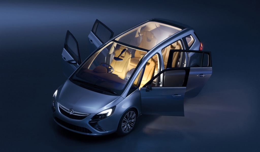 Opel Zafira Tourer Concept Studio for 1024 x 600 widescreen resolution