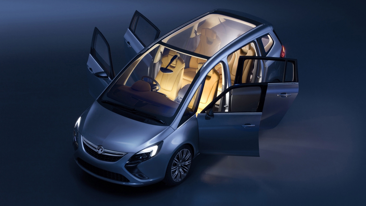 Opel Zafira Tourer Concept Studio for 1280 x 720 HDTV 720p resolution