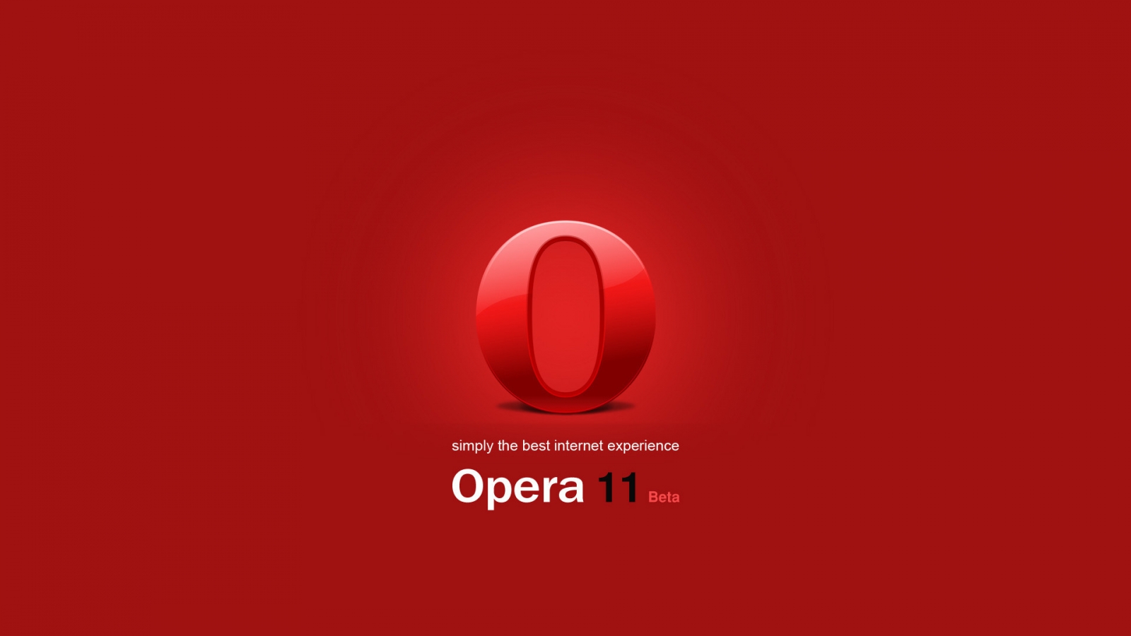 Opera 11 Beta for 1600 x 900 HDTV resolution
