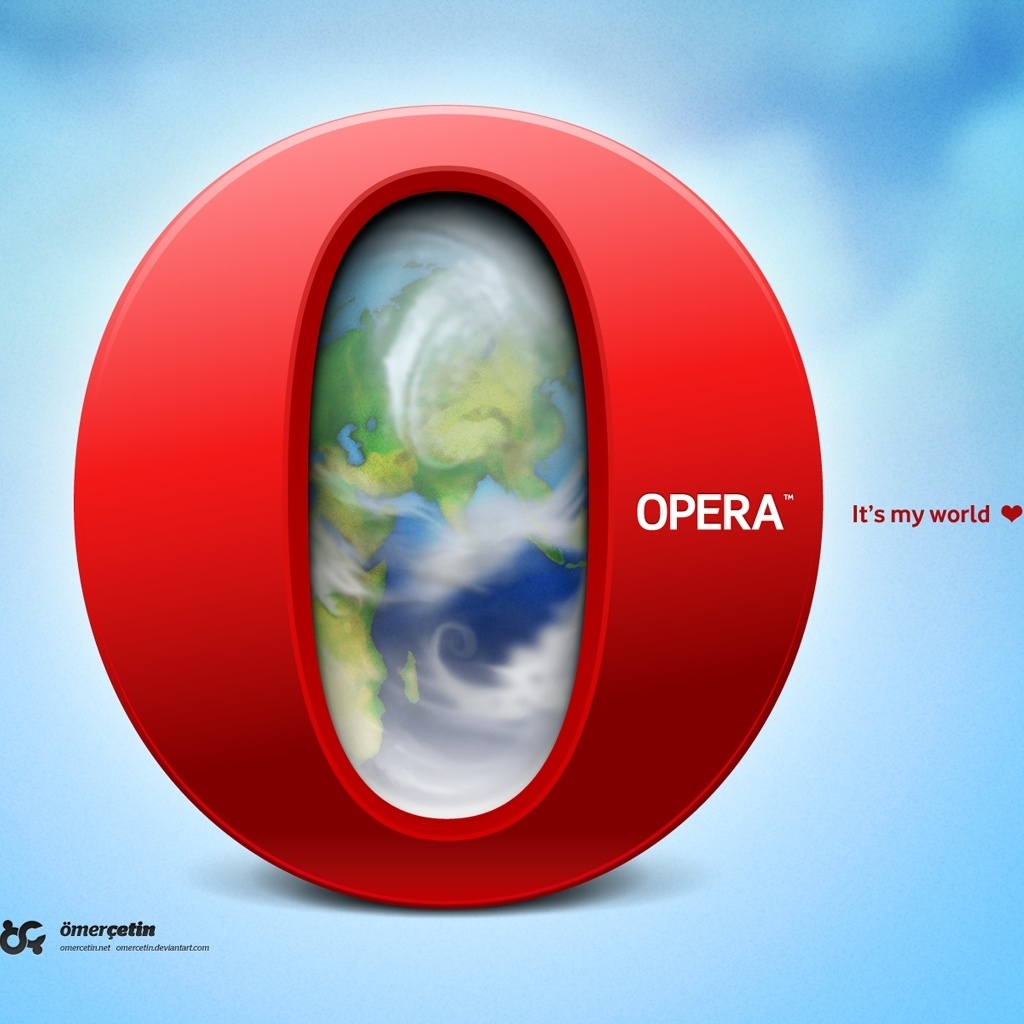 Opera My world for 1024 x 1024 iPad resolution
