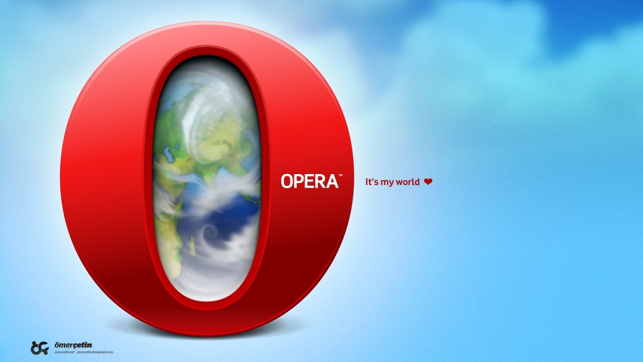 Opera My world for 1280 x 720 HDTV 720p resolution
