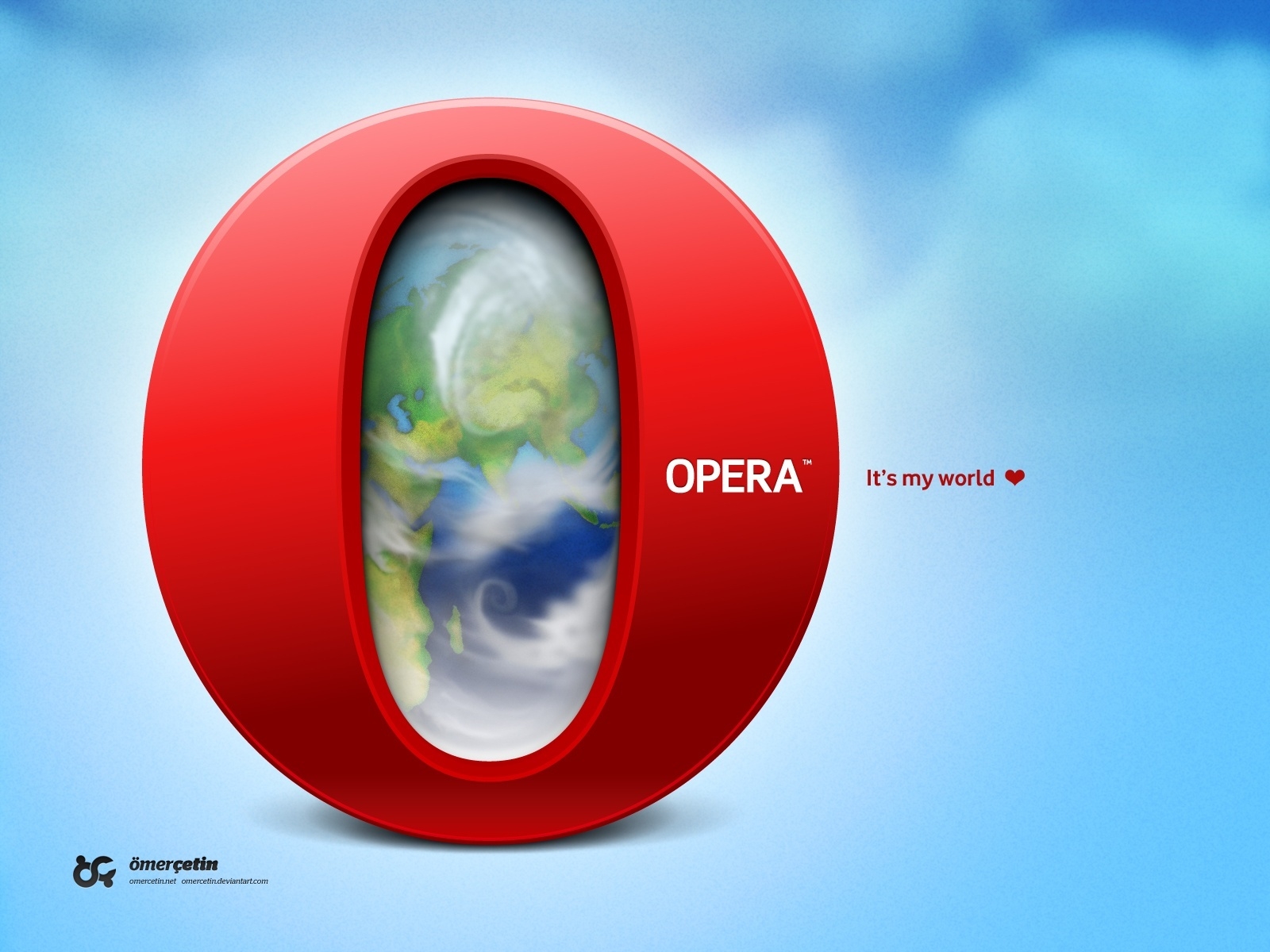 Opera My world for 1600 x 1200 resolution