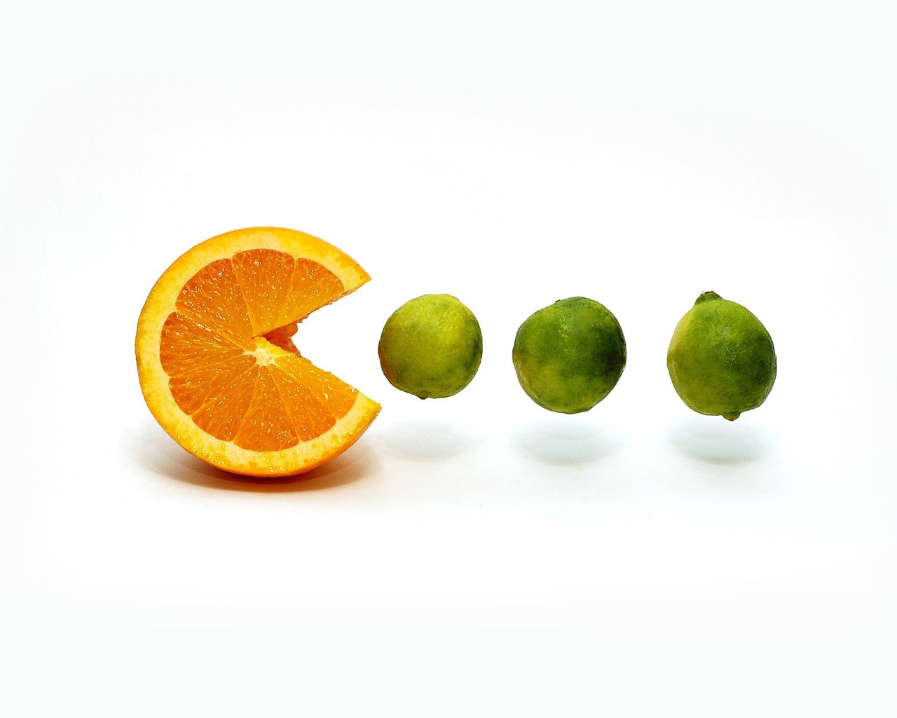 Orange and Lime for 1280 x 1024 resolution