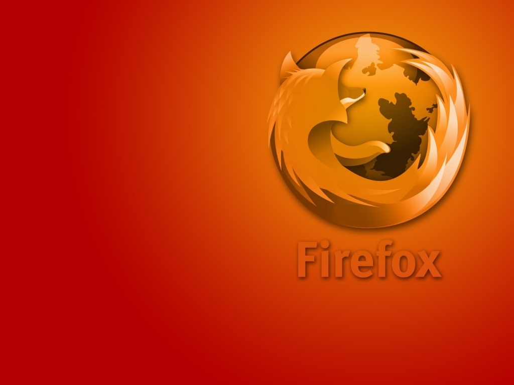 Orange Firofox for 1024 x 768 resolution