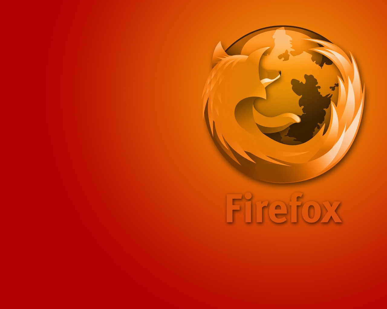 Orange Firofox for 1280 x 1024 resolution