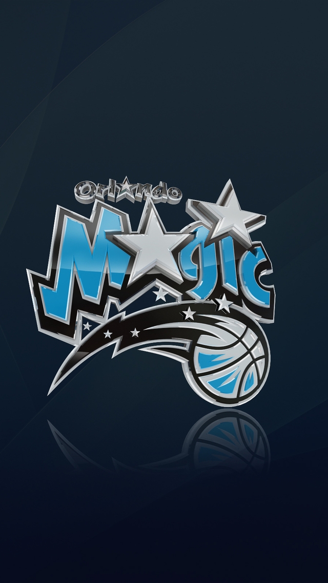 Orlando Magic Logo for 640 x 1136 iPhone 5 resolution