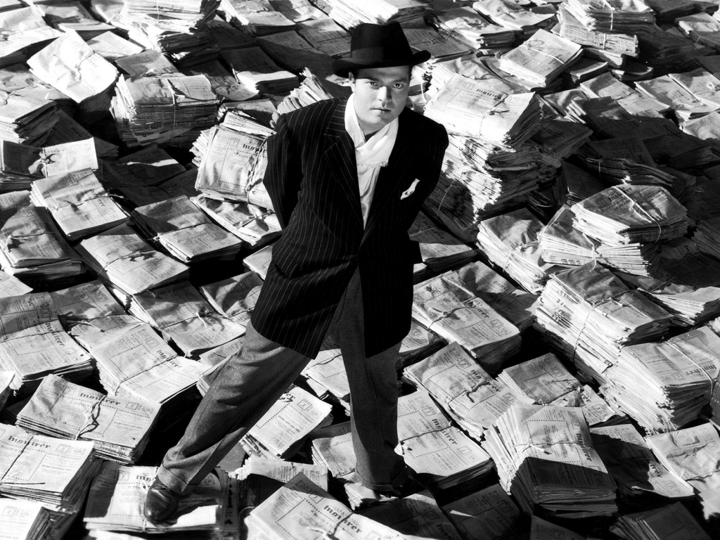 Orson Welles in Citizen Kane for 1024 x 768 resolution