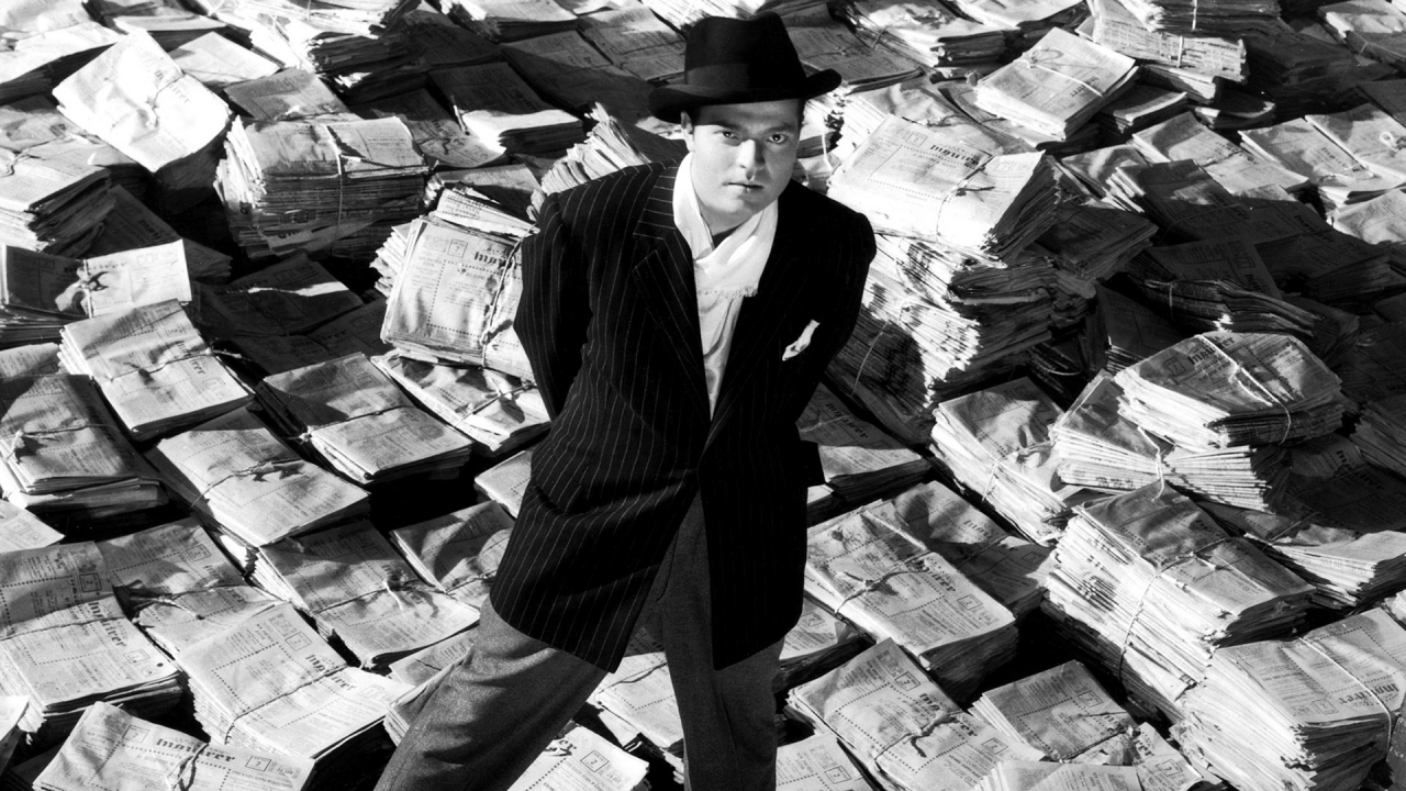 Orson Welles in Citizen Kane for 1280 x 720 HDTV 720p resolution