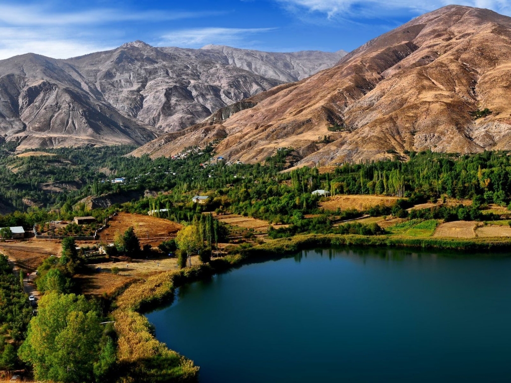 Ovan Lake Iran for 1024 x 768 resolution
