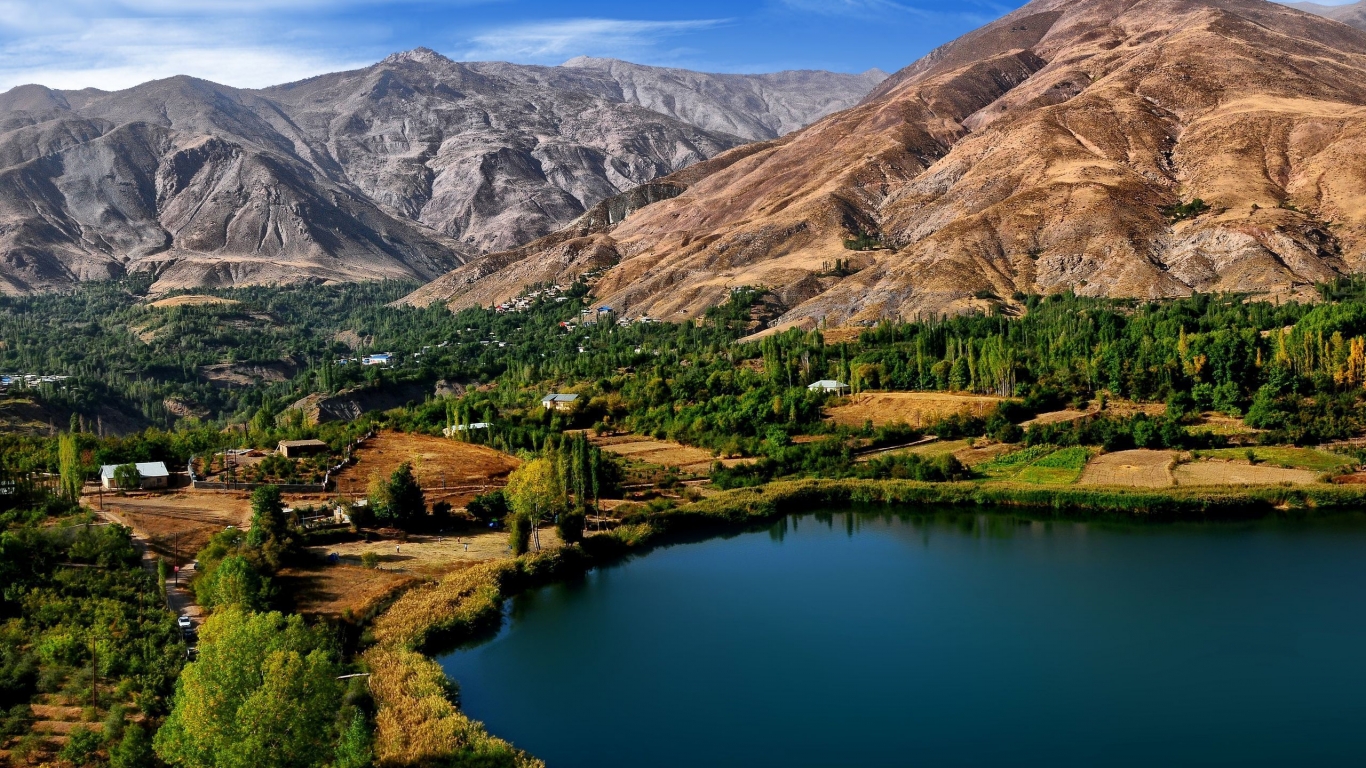Ovan Lake Iran for 1366 x 768 HDTV resolution