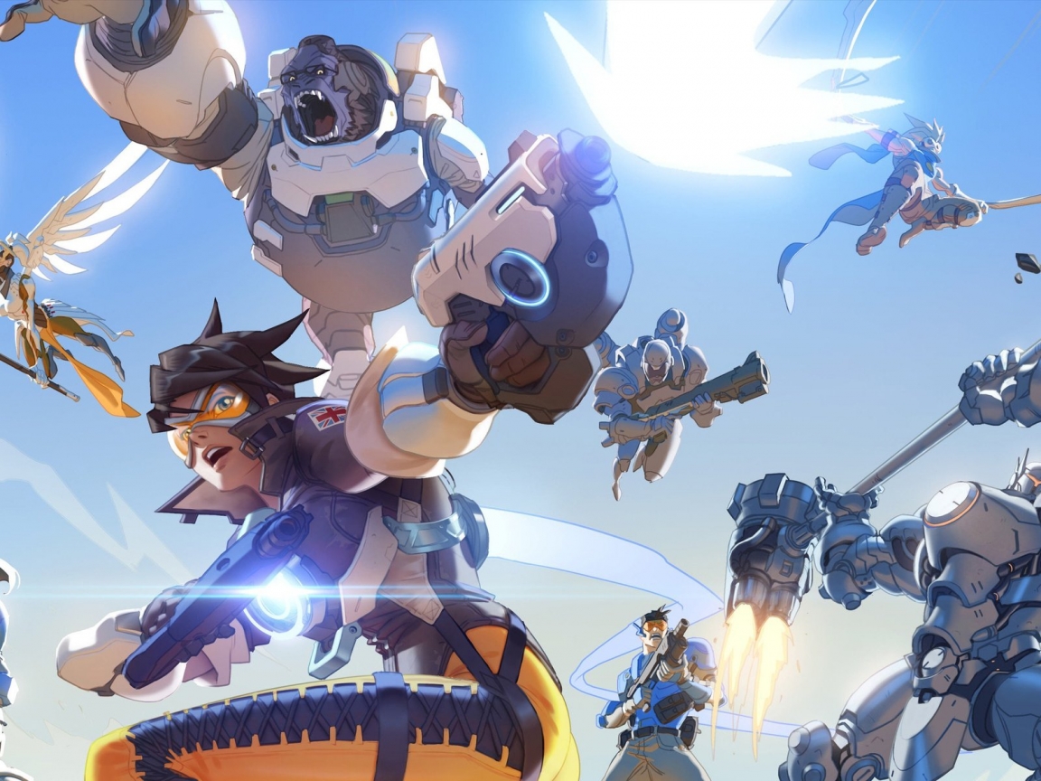 Overwatch Game for 1152 x 864 resolution