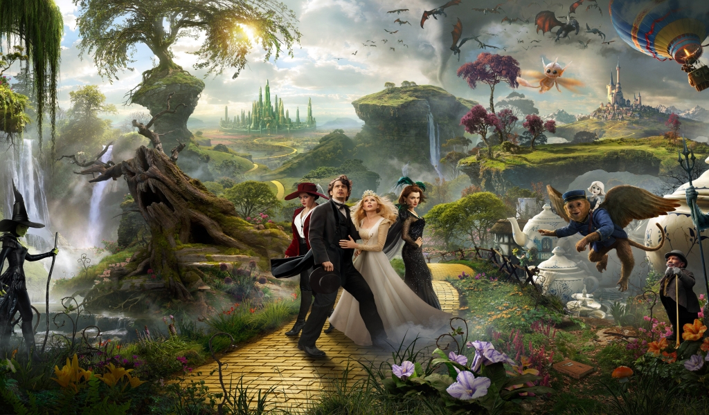 OZ The Great and Powerful Movie for 1024 x 600 widescreen resolution