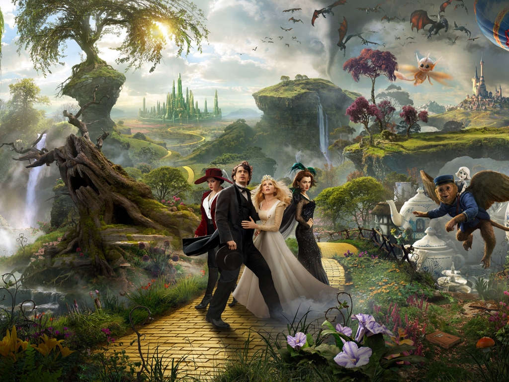 OZ The Great and Powerful Movie for 1024 x 768 resolution