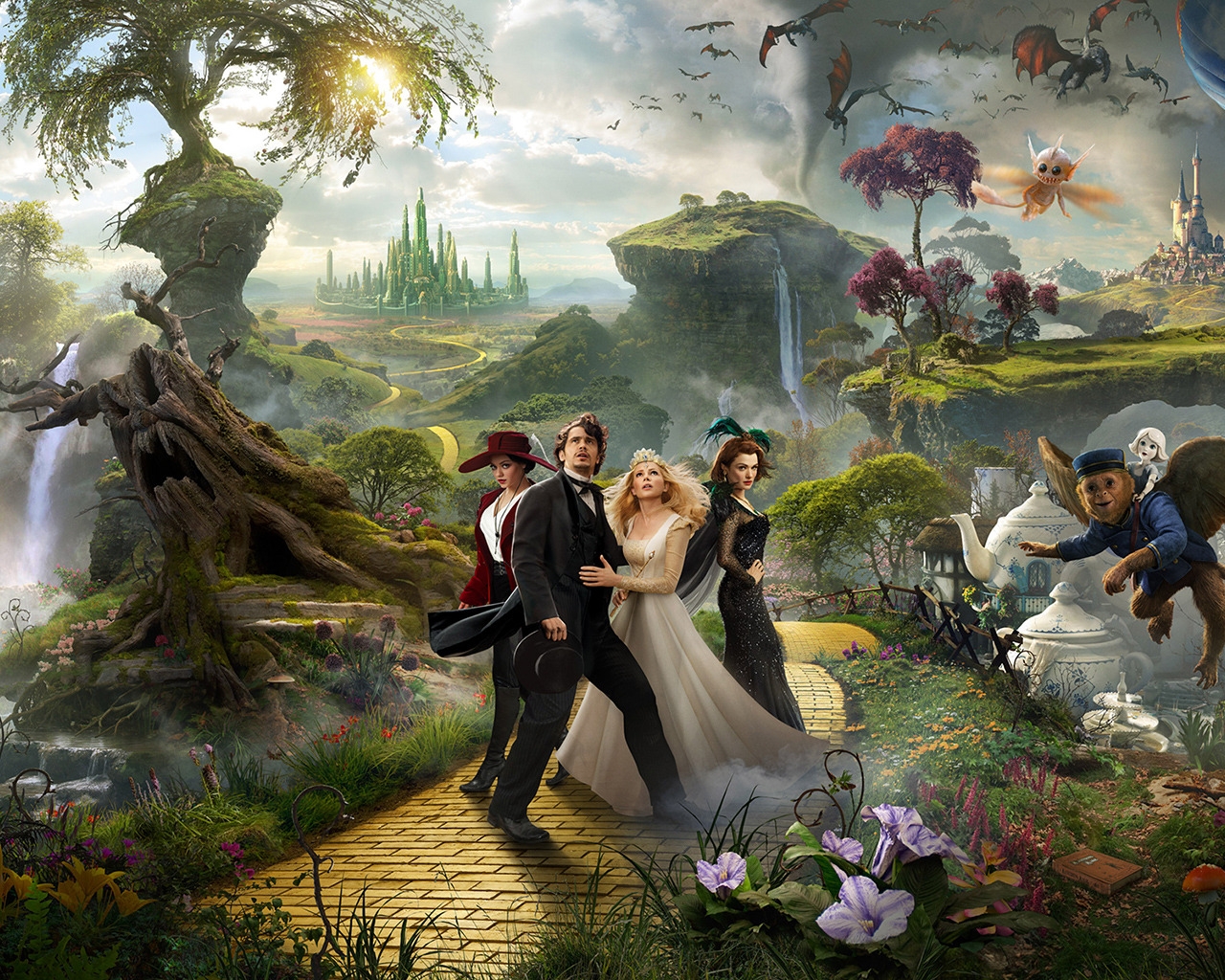 OZ The Great and Powerful Movie for 1280 x 1024 resolution