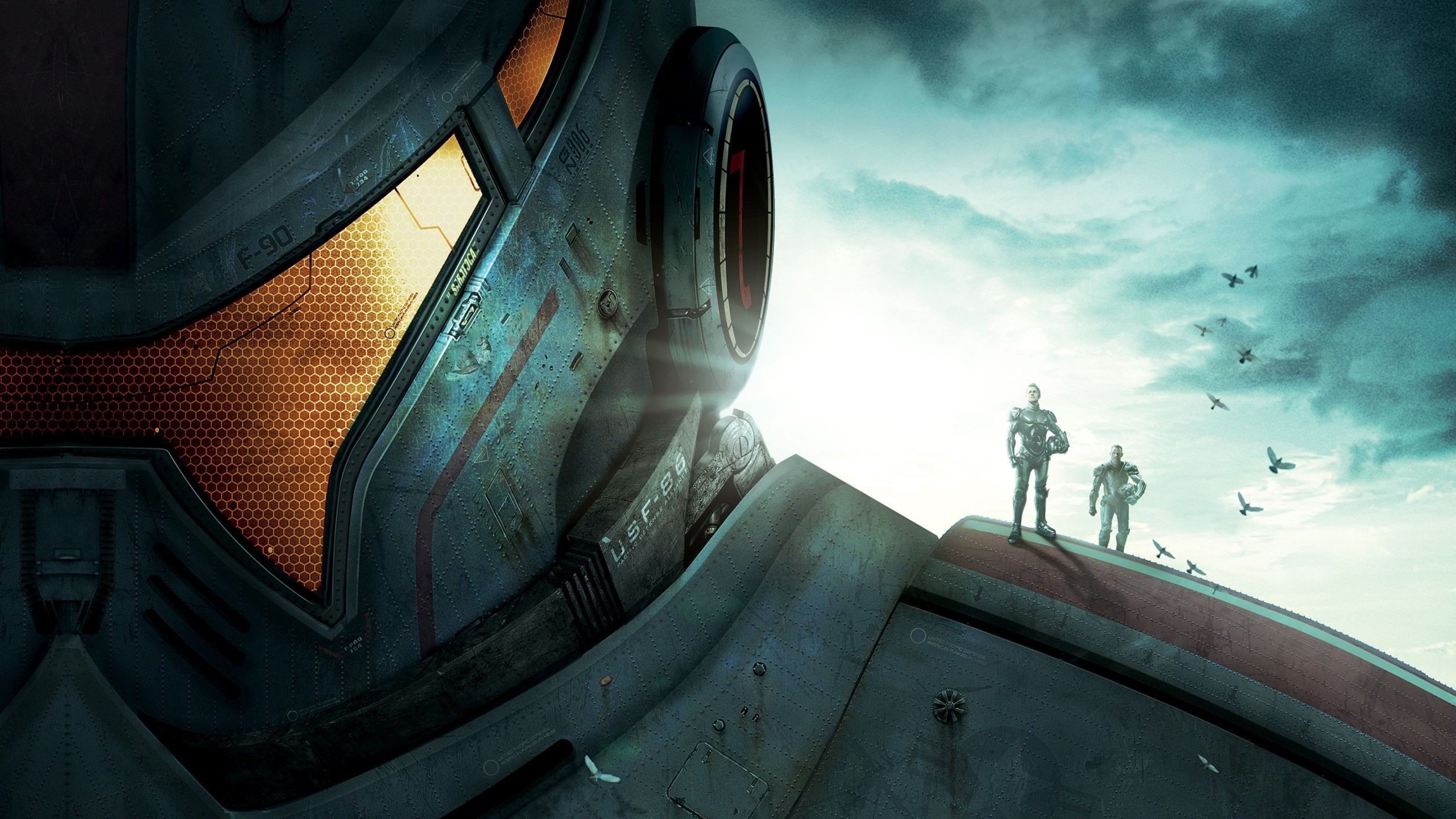 Pacific Rim Film Poster for 2560x1440 HDTV resolution