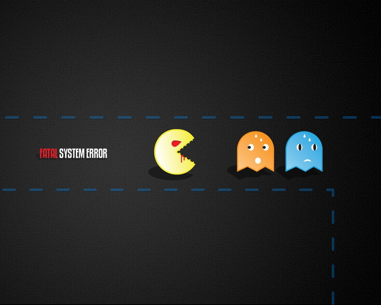 Pacman Flash for 1280 x 1024 resolution
