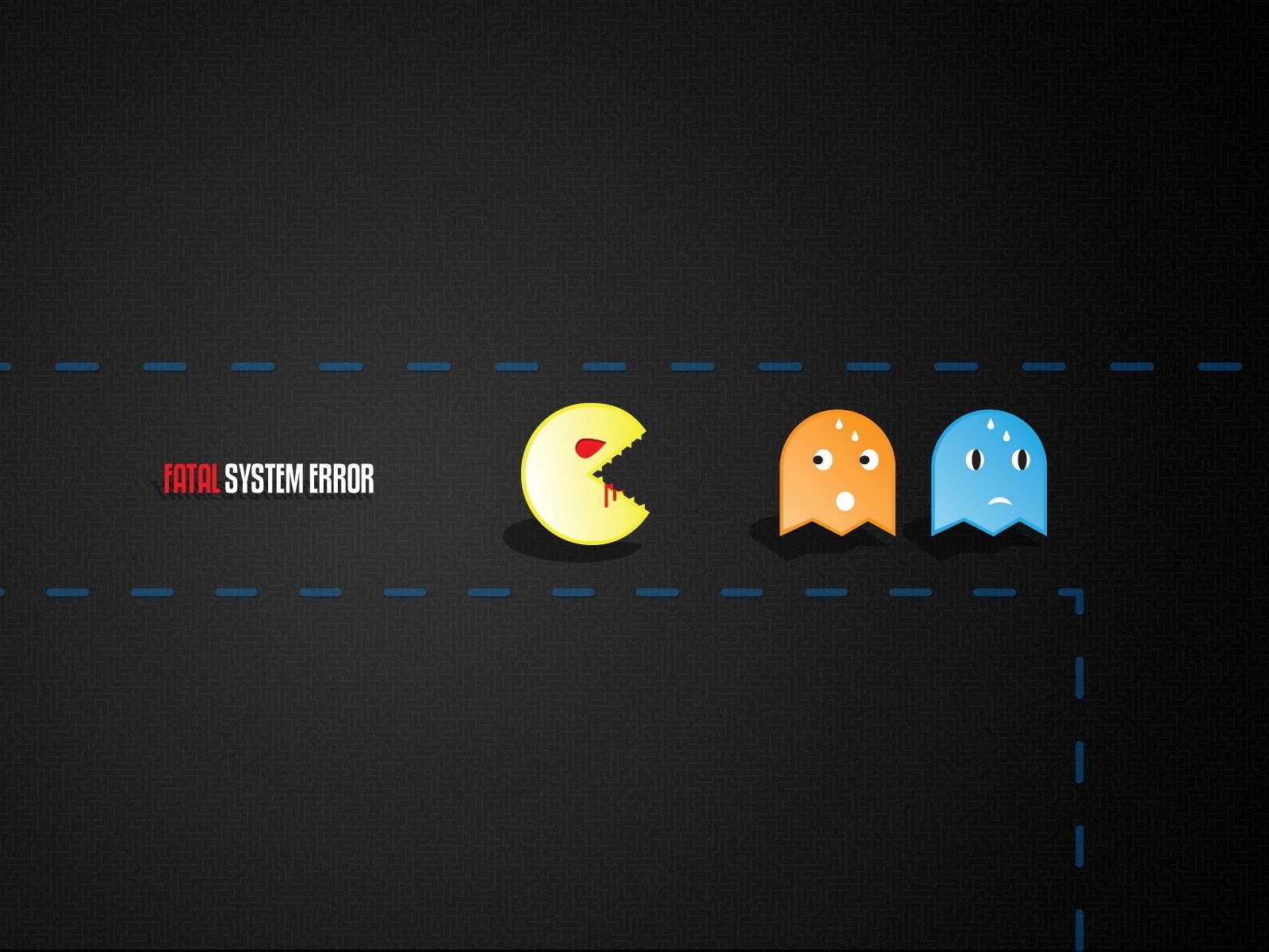 Pacman Flash for 1600 x 1200 resolution