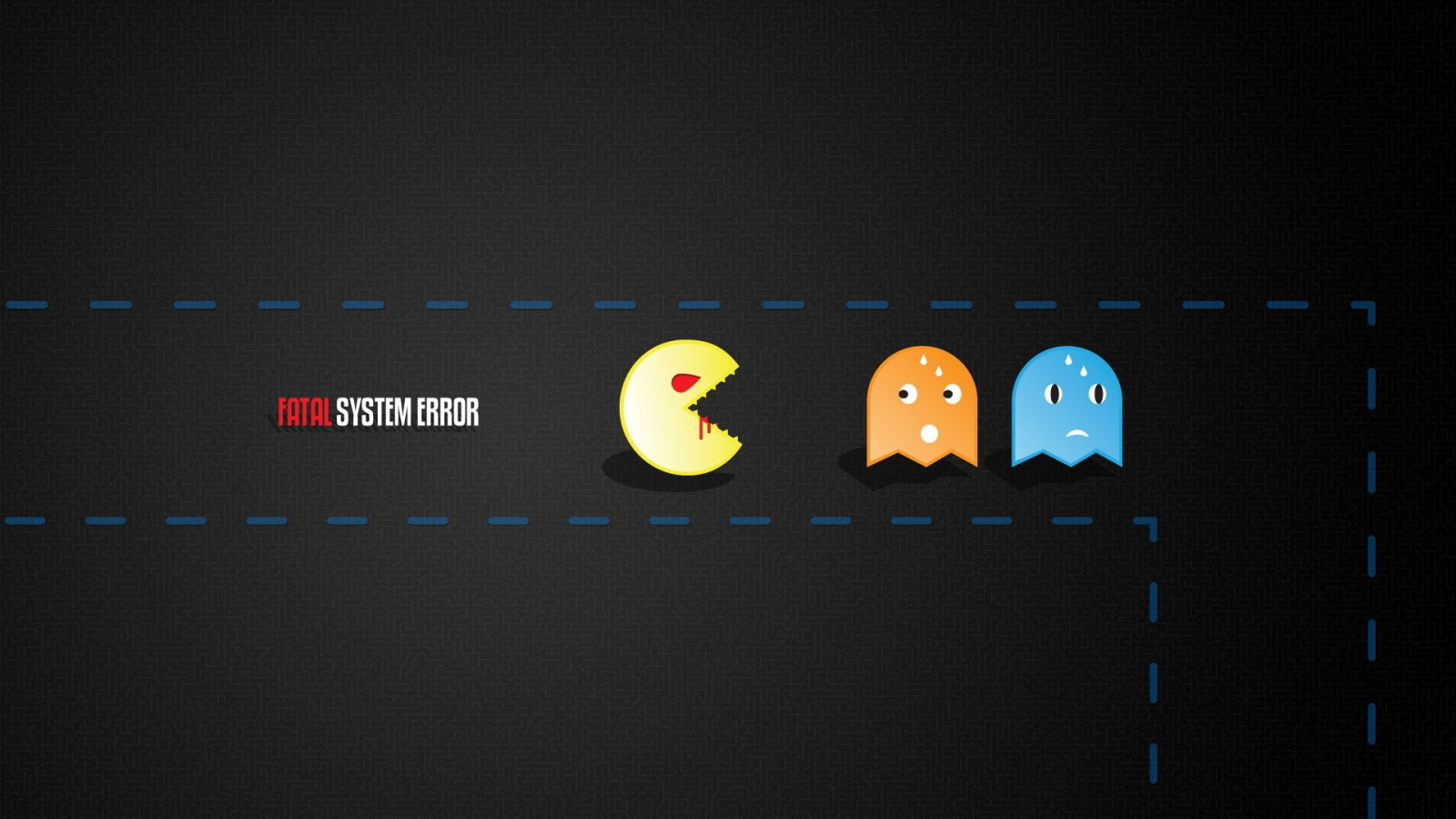 Pacman Flash for 1600 x 900 HDTV resolution