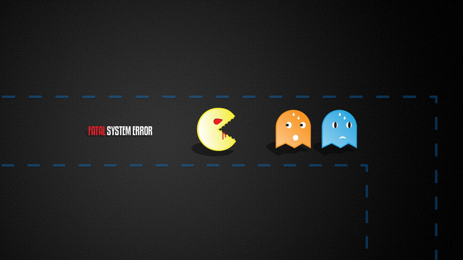 Pacman Flash for 1920 x 1080 HDTV 1080p resolution