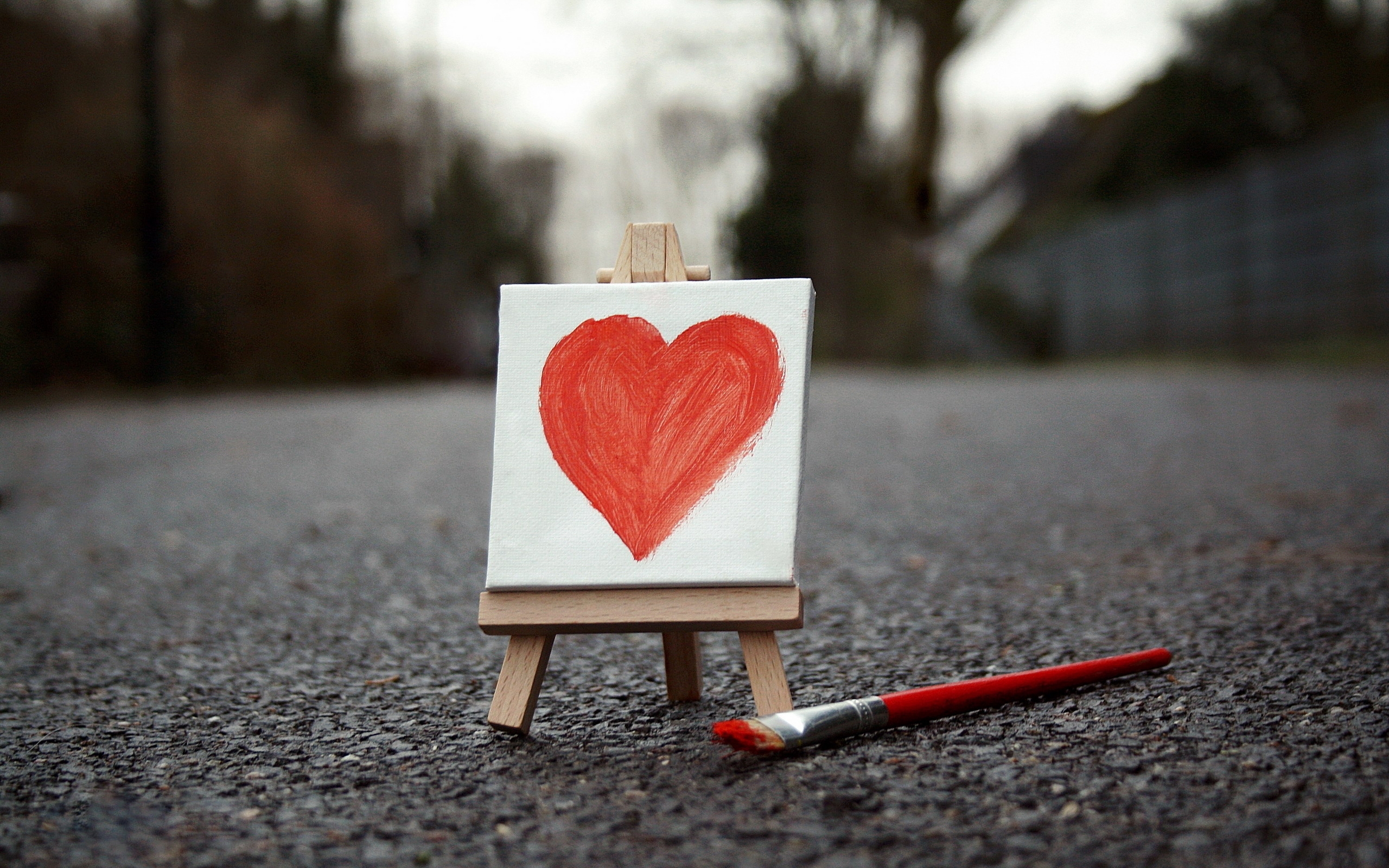 Painted Heart for 2560 x 1600 widescreen resolution