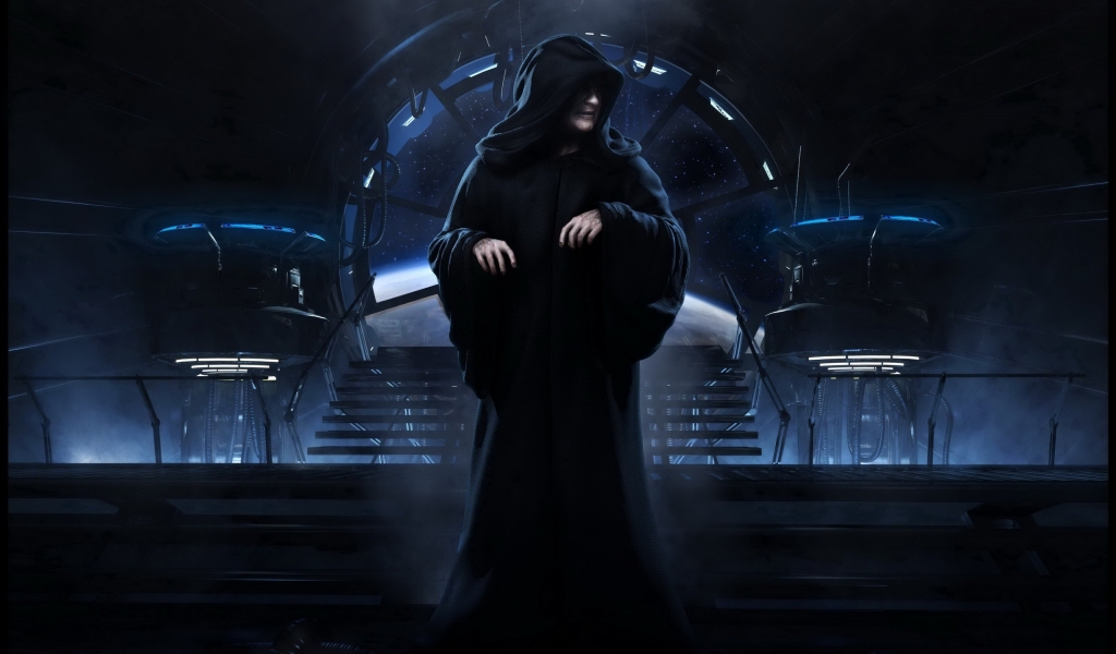 Palpatine Star Wars for 1024 x 600 widescreen resolution