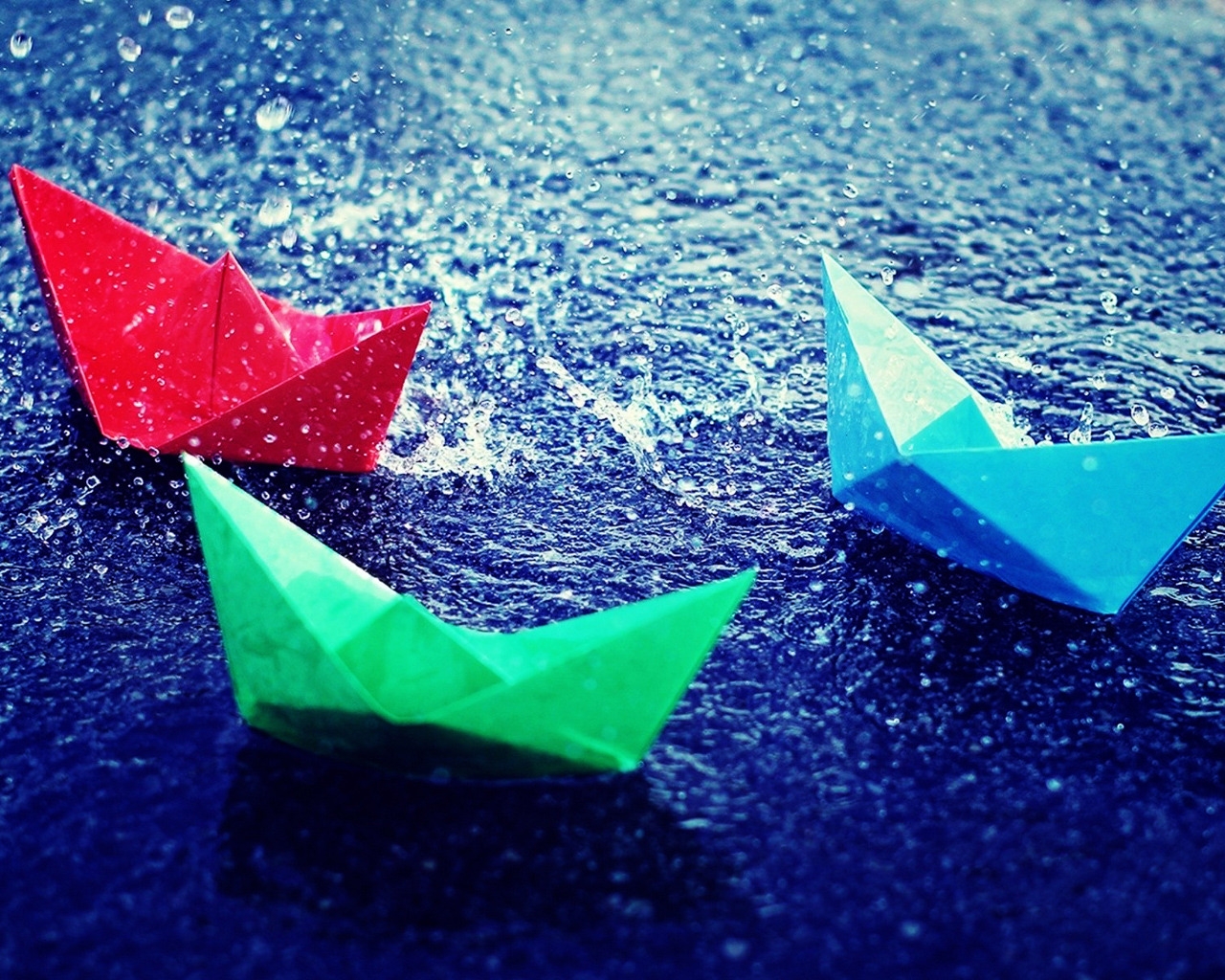 Paper Boats for 1280 x 1024 resolution