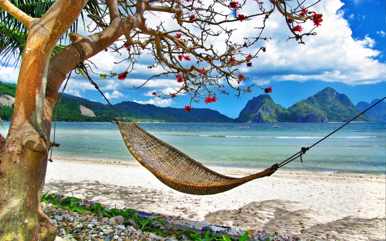 Paradise Relaxing Corner for 1280 x 800 widescreen resolution