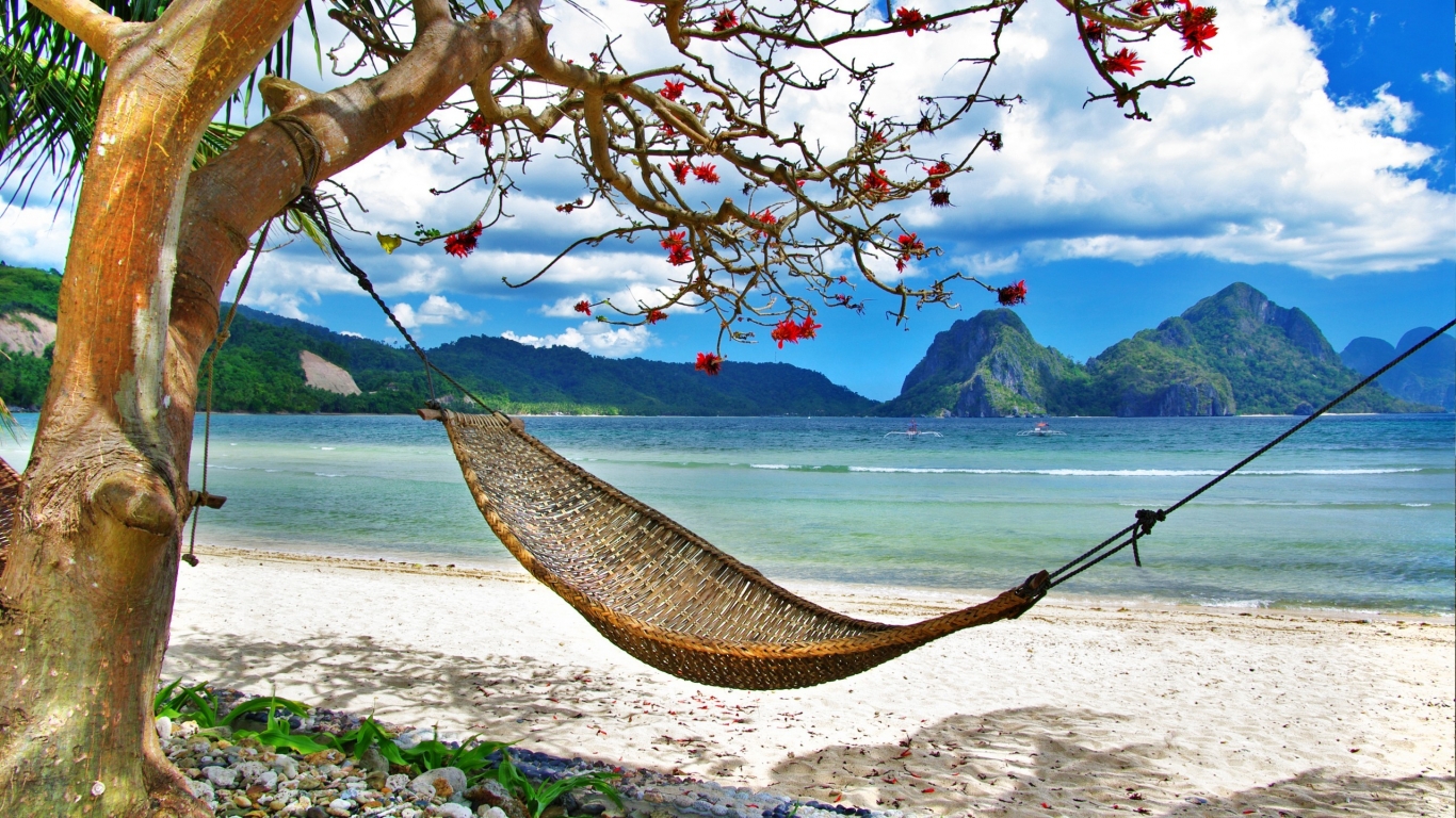 Paradise Relaxing Corner for 1366 x 768 HDTV resolution