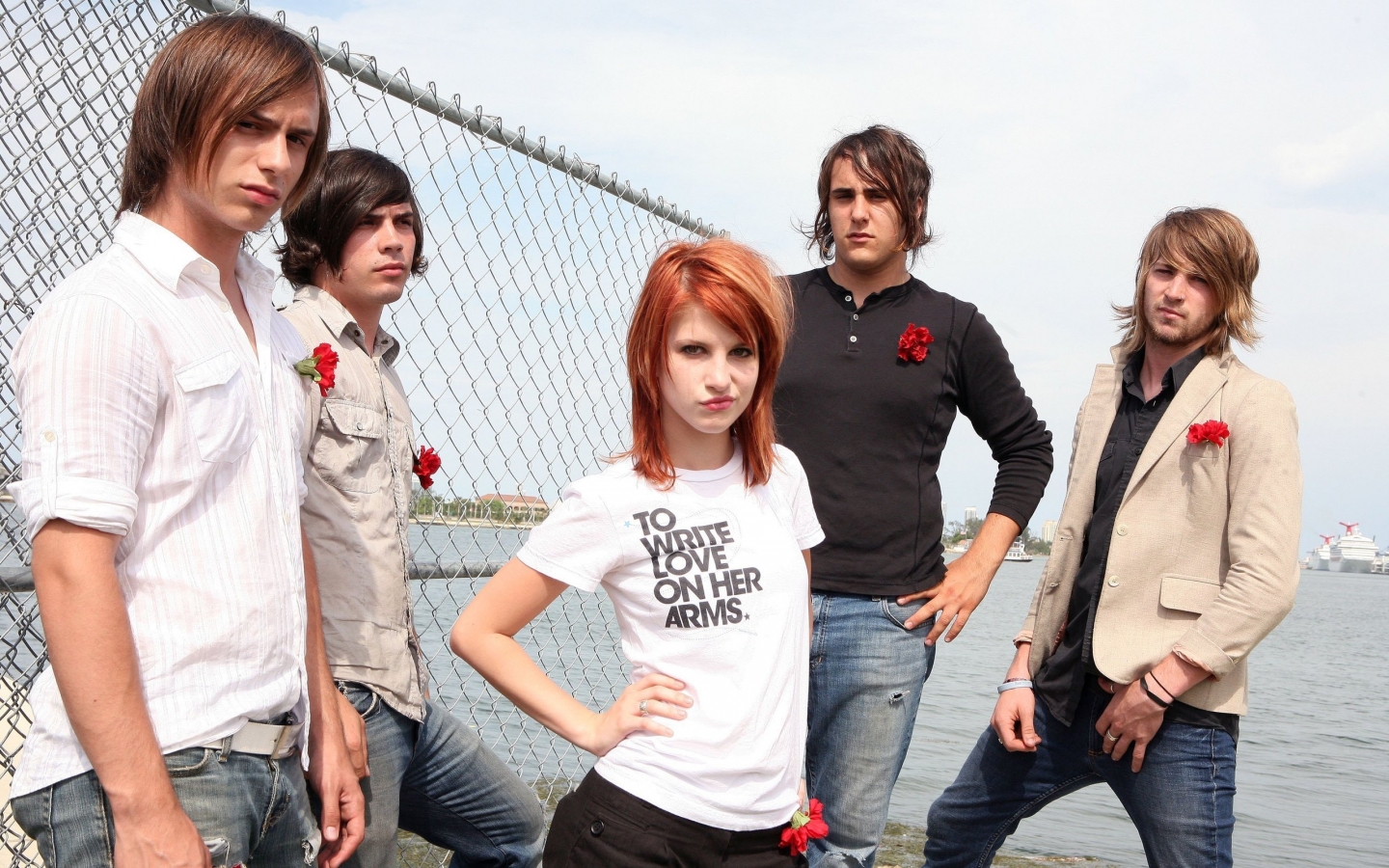 Paramore and Hayley Williams for 1440 x 900 widescreen resolution