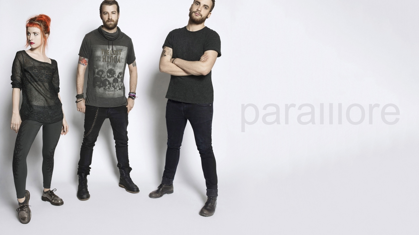 Paramore Band Poster for 1366 x 768 HDTV resolution