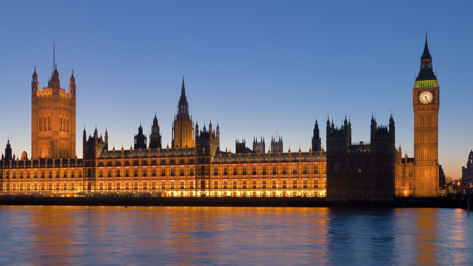 Parliament Building London for 1600 x 900 HDTV resolution