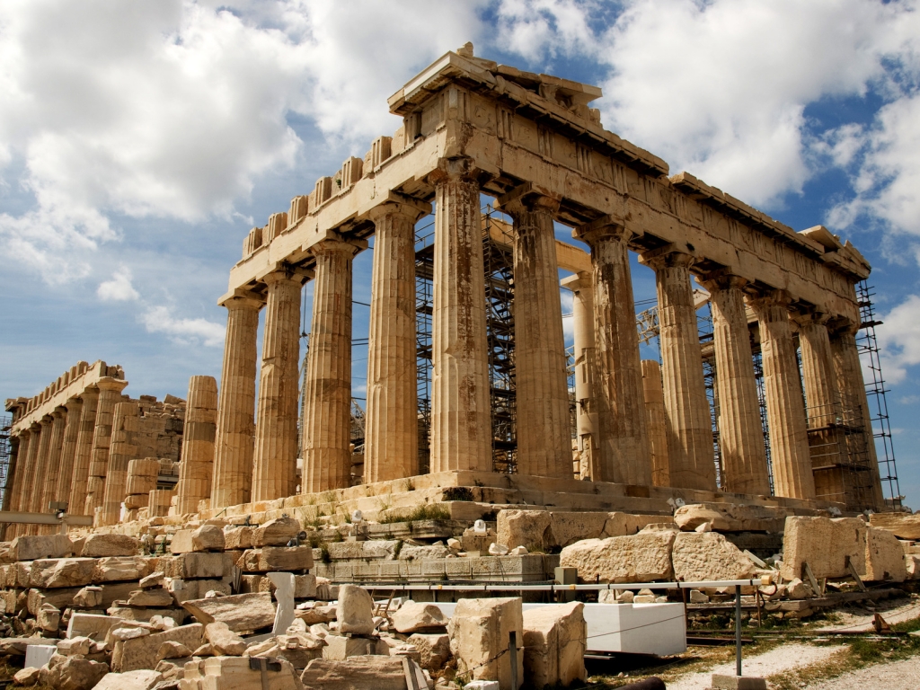 Parthenon Greece for 1024 x 768 resolution