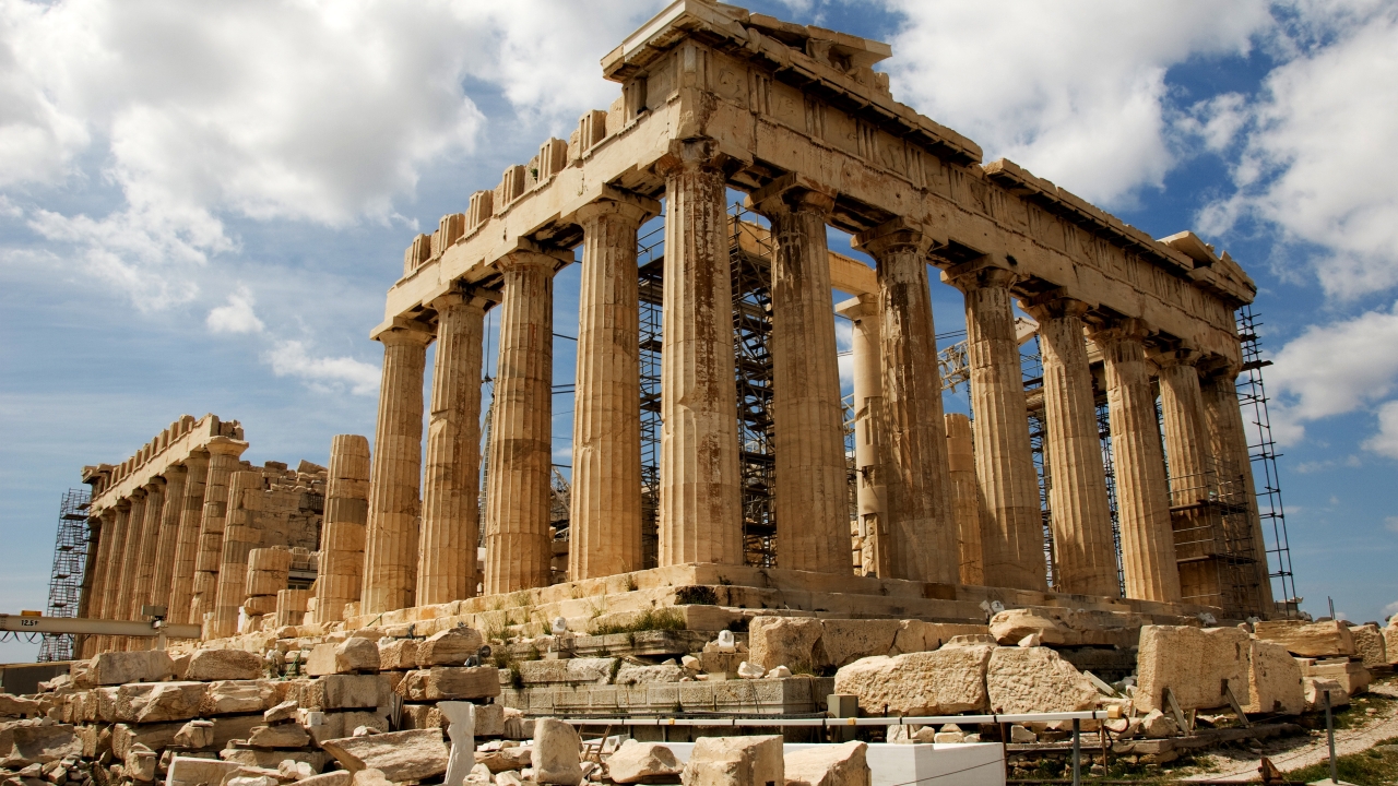 Parthenon Greece for 1280 x 720 HDTV 720p resolution