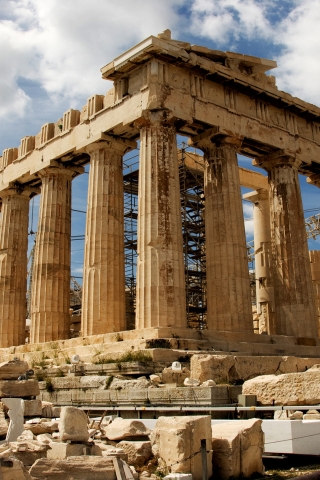 Parthenon Greece for 320 x 480 iPhone resolution