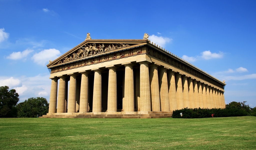 Parthenon Nashville for 1024 x 600 widescreen resolution
