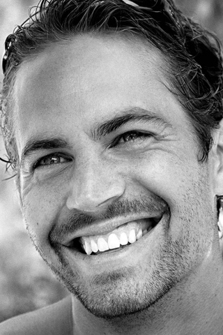 Paul Walker Smile for 320 x 480 iPhone resolution