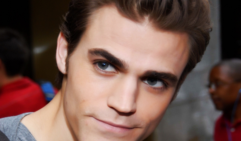 Paul Wesley Close Up for 1024 x 600 widescreen resolution