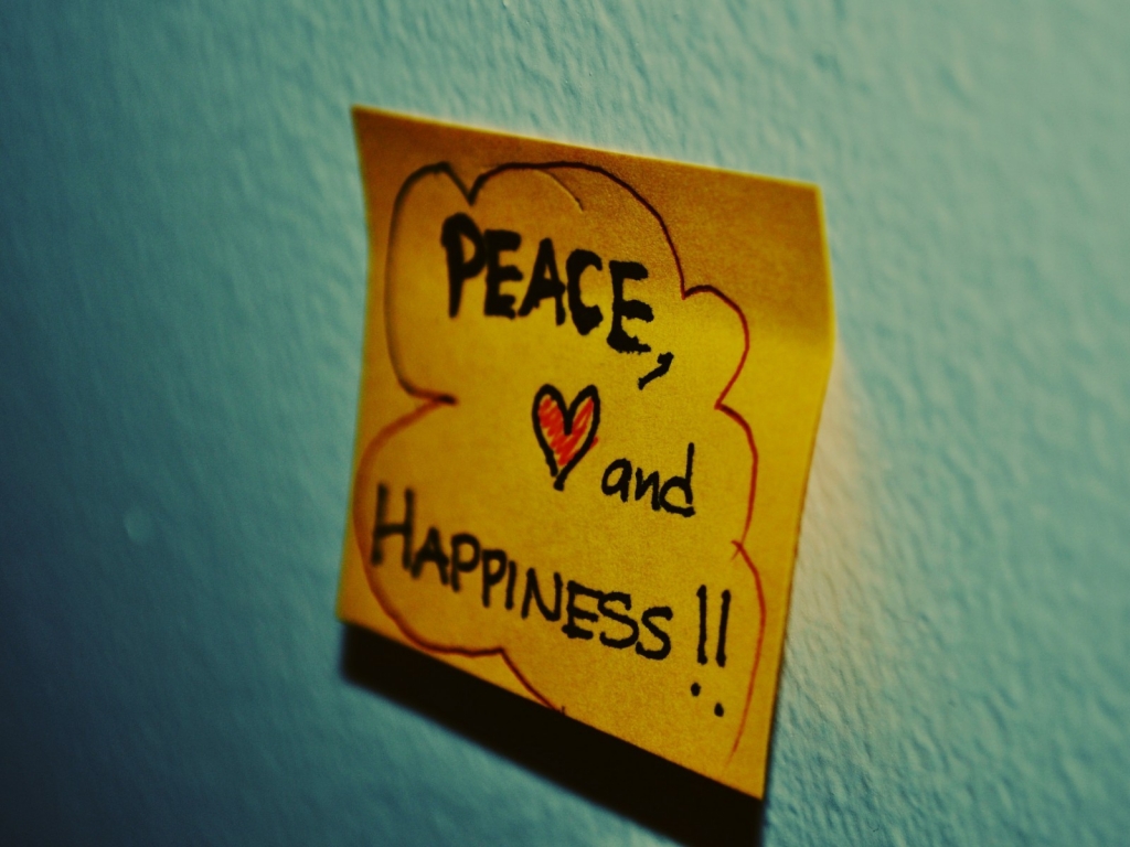 Peace and Happiness for 1024 x 768 resolution
