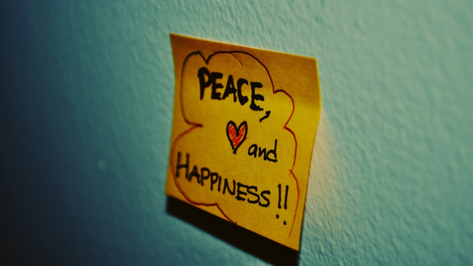 Peace and Happiness for 1536 x 864 HDTV resolution