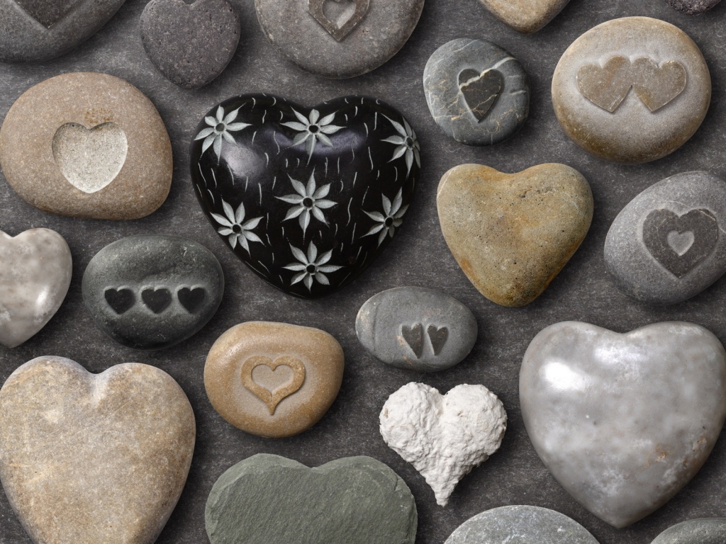 Pebbles of Love for 1024 x 768 resolution