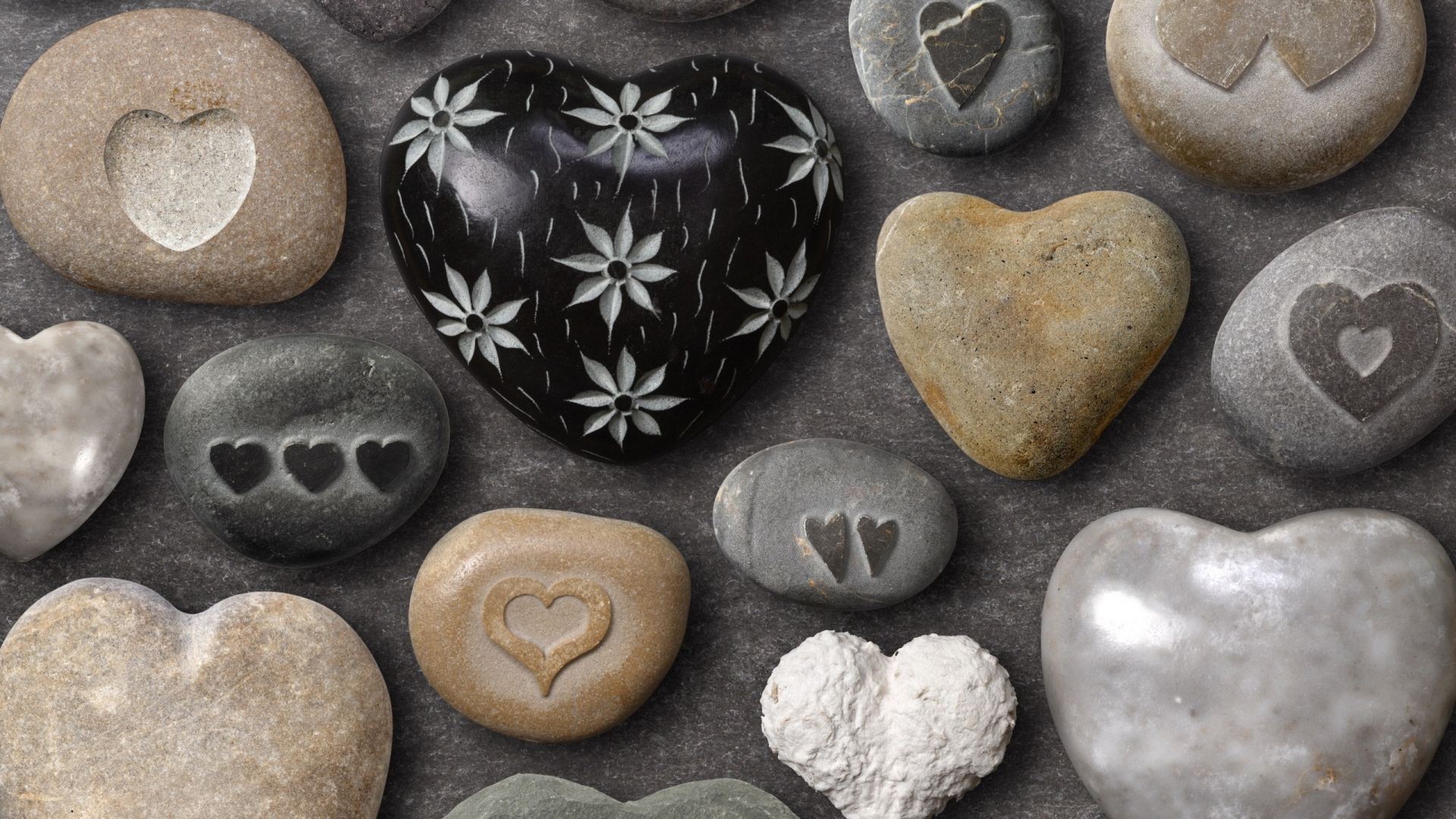 Pebbles of Love for 1920 x 1080 HDTV 1080p resolution